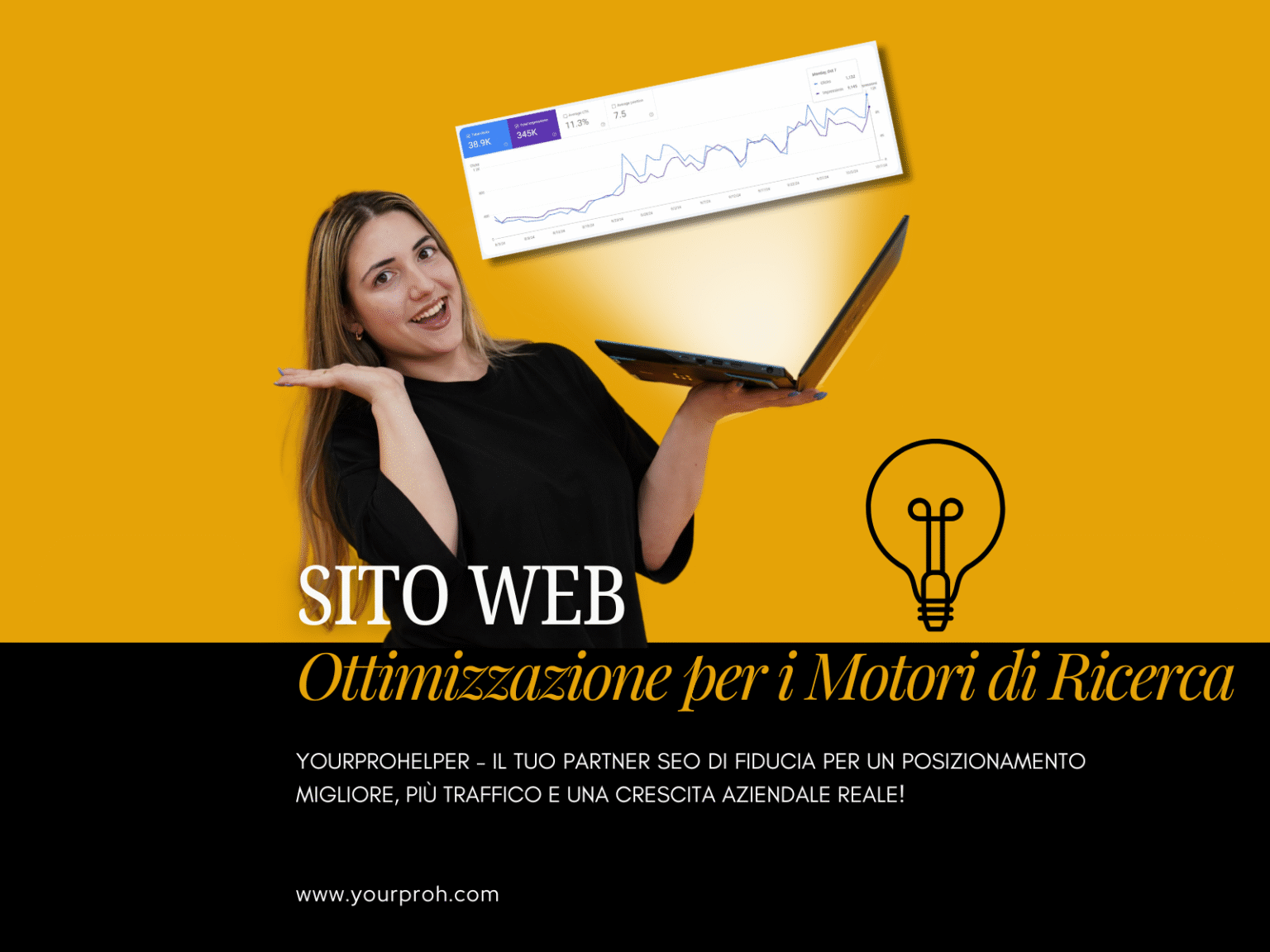 yourprohelper – il tuo partner seo di fiducia per un posizionamento migliore, piÙ traffico e una crescita aziendale reale!